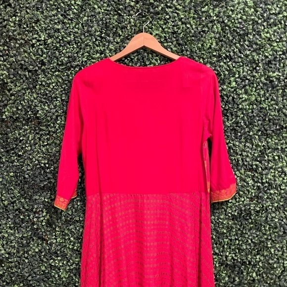 Wforwoman Pink Kurta - Picture 6 of 6